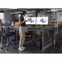 HP Z27q G3 QHD écran plat de PC 27" 2560 x 1440 pixels Quad HD LED Argent - Vue supplémentaire 8